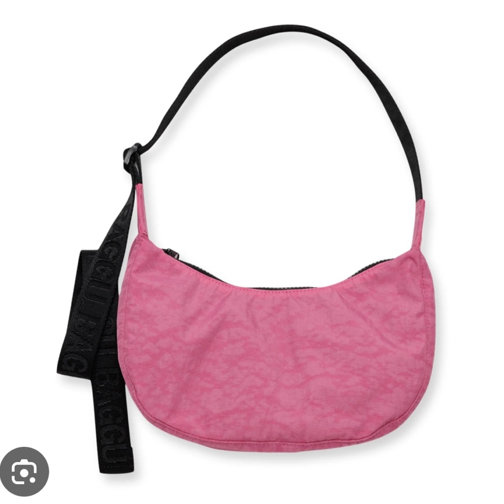 BAGGU: Azalea Pink Medium Crescent Bag🌸